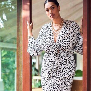 Eloquii Tie Front Jumpsuit Size 22